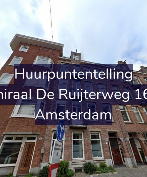 Foto gevel Huurpuntentelling voor Admiraal De Ruijterweg 167-E, Amsterdam