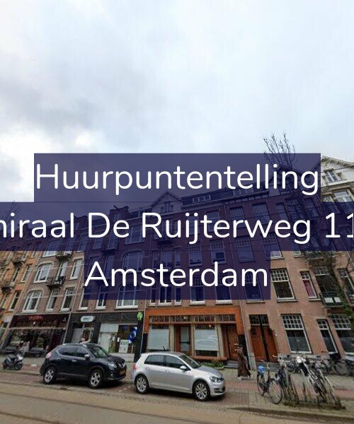 Foto gevel Huurpuntentelling voor Admiraal De Ruijterweg 111-1, Amsterdam