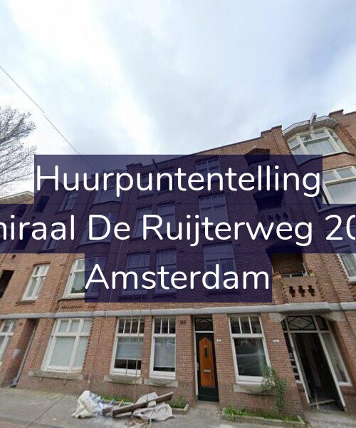 Foto gevel Huurpuntentelling voor Admiraal De Ruijterweg 201-2, Amsterdam