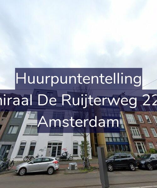 Foto gevel Huurpuntentelling voor Admiraal De Ruijterweg 226-A, Amsterdam