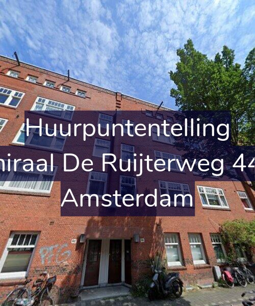 Foto gevel Huurpuntentelling voor Admiraal De Ruijterweg 440-2, Amsterdam
