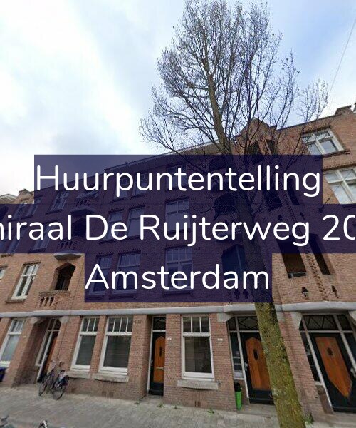 Foto gevel Huurpuntentelling voor Admiraal De Ruijterweg 209-H, Amsterdam