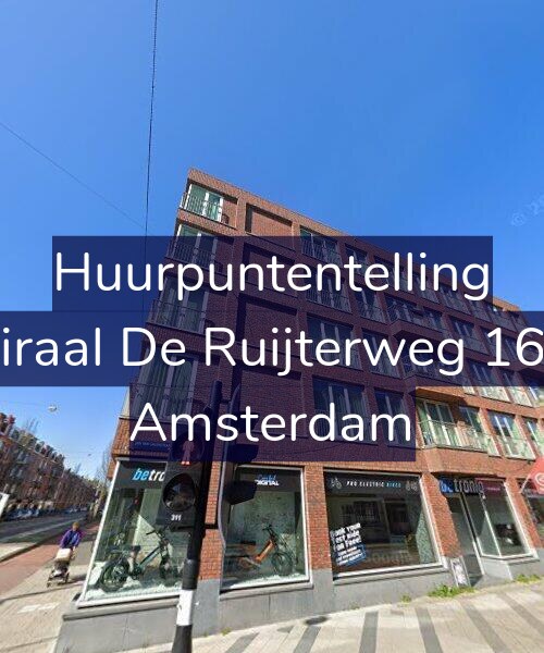 Foto gevel Huurpuntentelling voor Admiraal De Ruijterweg 164-W, Amsterdam