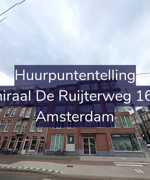 Foto gevel Huurpuntentelling voor Admiraal De Ruijterweg 166-D, Amsterdam
