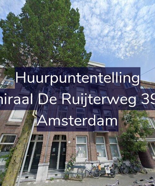Foto gevel Huurpuntentelling voor Admiraal De Ruijterweg 390-1, Amsterdam