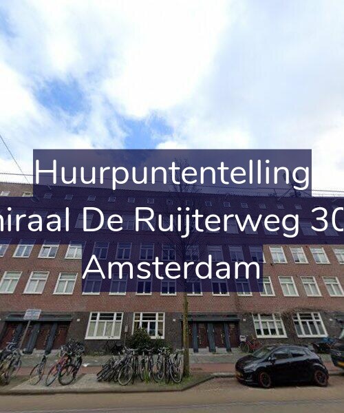 Foto gevel Huurpuntentelling voor Admiraal De Ruijterweg 304-H, Amsterdam