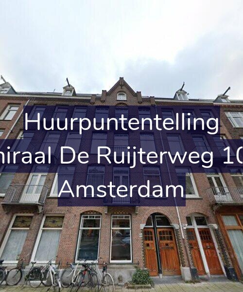 Foto gevel Huurpuntentelling voor Admiraal De Ruijterweg 108-1, Amsterdam