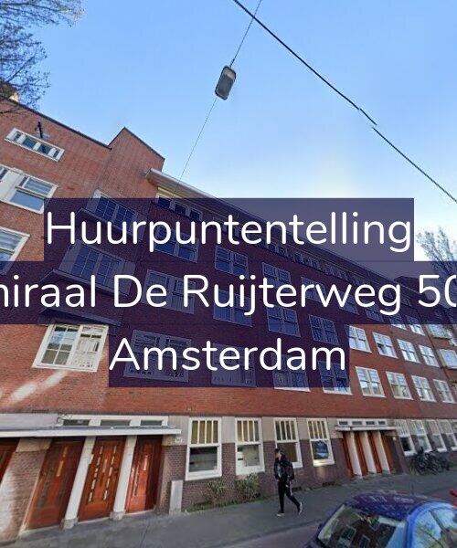 Foto gevel Huurpuntentelling voor Admiraal De Ruijterweg 507-3, Amsterdam