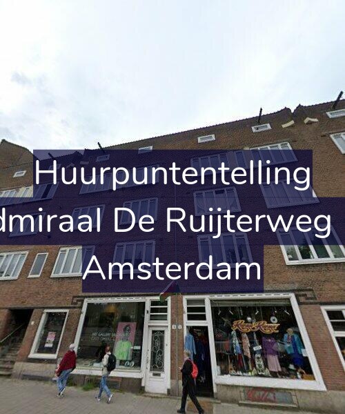 Foto gevel Huurpuntentelling voor Admiraal De Ruijterweg 11, Amsterdam