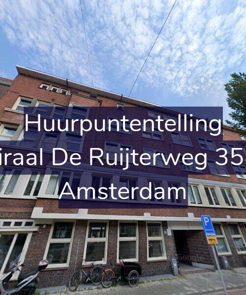 Foto gevel Huurpuntentelling voor Admiraal De Ruijterweg 358-A3, Amsterdam