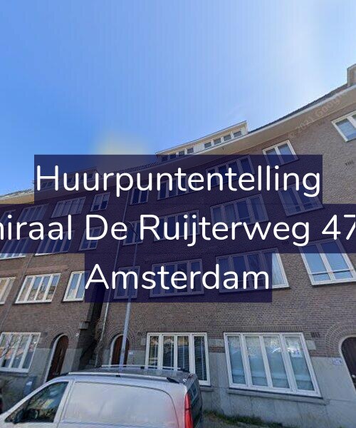 Foto gevel Huurpuntentelling voor Admiraal De Ruijterweg 478-H, Amsterdam