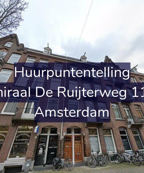 Foto gevel Huurpuntentelling voor Admiraal De Ruijterweg 110-1, Amsterdam