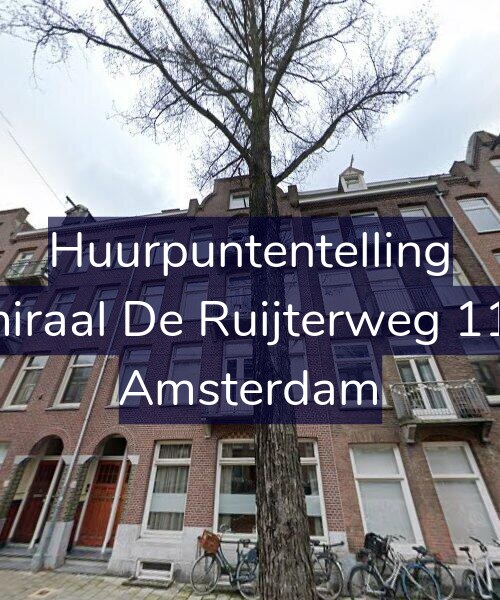 Foto gevel Huurpuntentelling voor Admiraal De Ruijterweg 118-4, Amsterdam