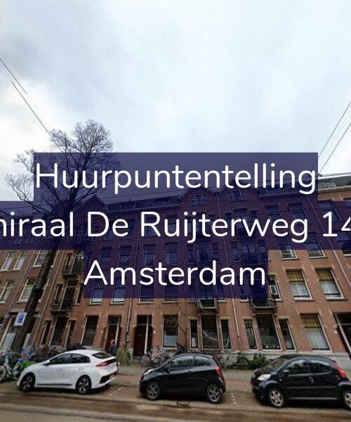 Foto gevel Huurpuntentelling voor Admiraal De Ruijterweg 145-1, Amsterdam