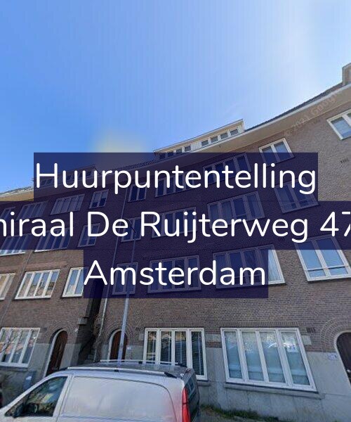 Foto gevel Huurpuntentelling voor Admiraal De Ruijterweg 478-1, Amsterdam