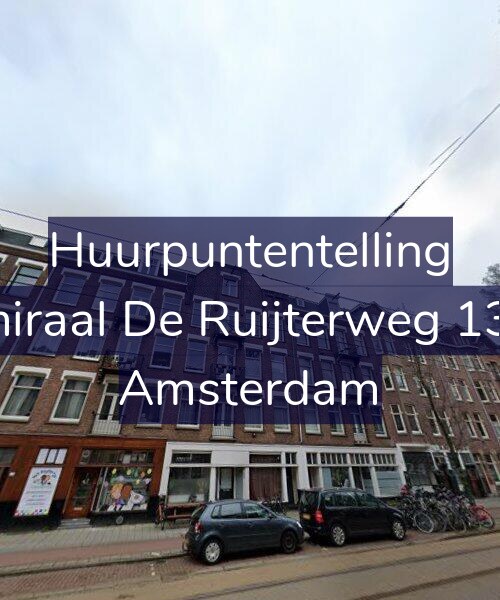 Foto gevel Huurpuntentelling voor Admiraal De Ruijterweg 135-1, Amsterdam