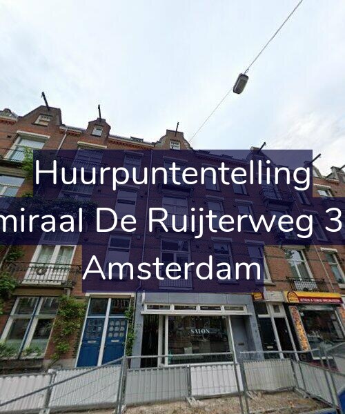 Foto gevel Huurpuntentelling voor Admiraal De Ruijterweg 37-1, Amsterdam