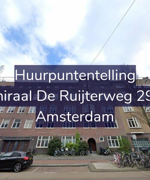 Foto gevel Huurpuntentelling voor Admiraal De Ruijterweg 292-1, Amsterdam
