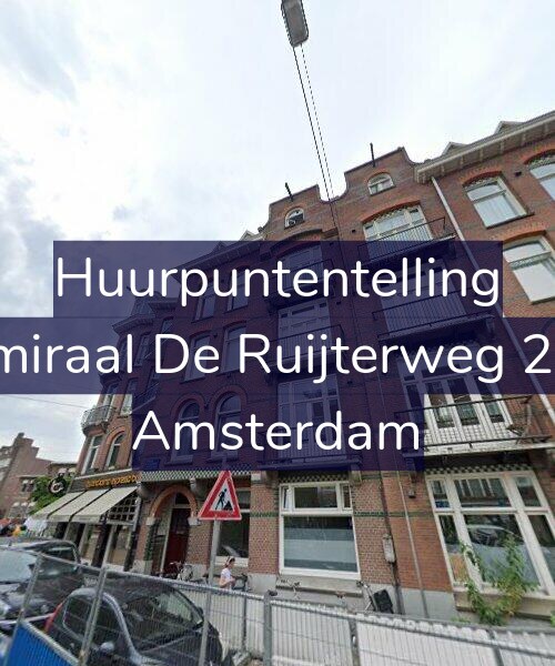 Foto gevel Huurpuntentelling voor Admiraal De Ruijterweg 29-1, Amsterdam