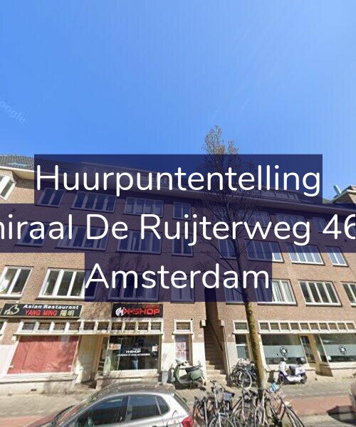 Foto gevel Huurpuntentelling voor Admiraal De Ruijterweg 460-A, Amsterdam