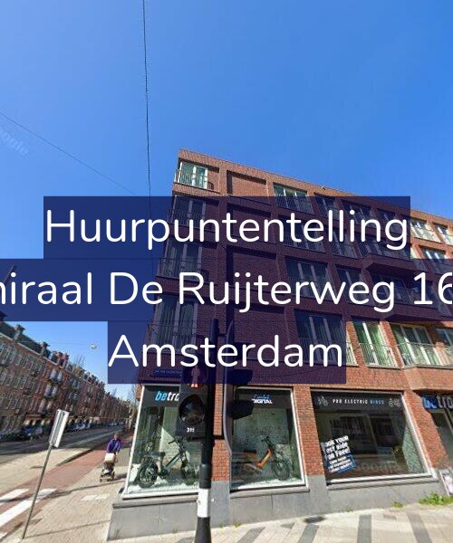 Foto gevel Huurpuntentelling voor Admiraal De Ruijterweg 164-N, Amsterdam