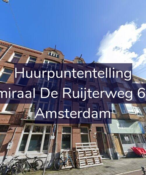 Foto gevel Huurpuntentelling voor Admiraal De Ruijterweg 62-1, Amsterdam