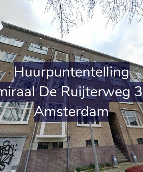 Foto gevel Huurpuntentelling voor Admiraal De Ruijterweg 34-1, Amsterdam