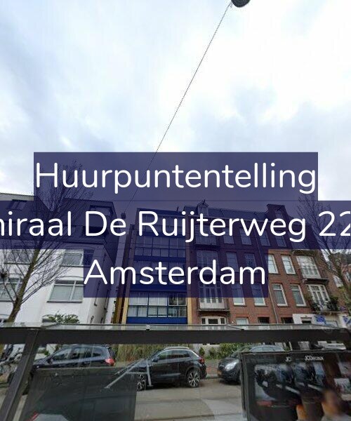 Foto gevel Huurpuntentelling voor Admiraal De Ruijterweg 224-D, Amsterdam