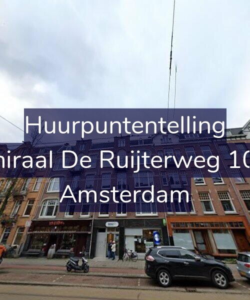 Foto gevel Huurpuntentelling voor Admiraal De Ruijterweg 109-1, Amsterdam