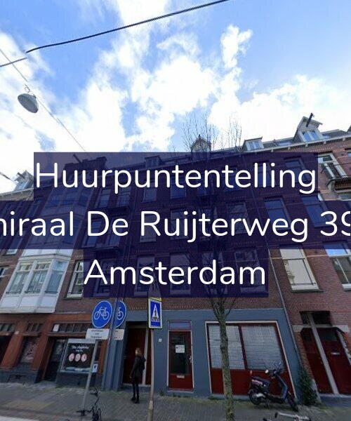 Foto gevel Huurpuntentelling voor Admiraal De Ruijterweg 395-2, Amsterdam