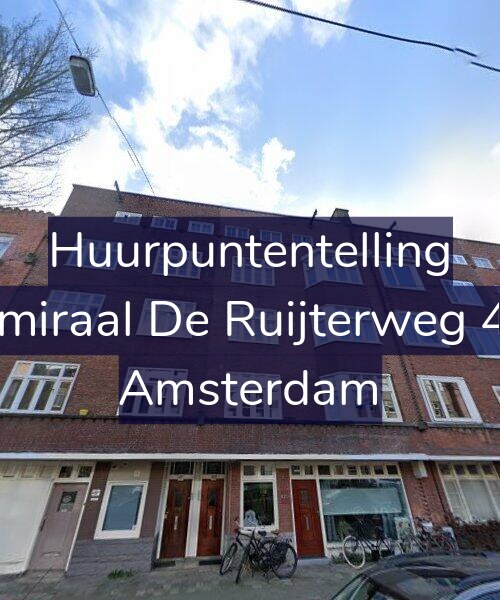 Foto gevel Huurpuntentelling voor Admiraal De Ruijterweg 425, Amsterdam