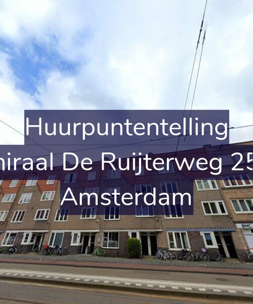 Foto gevel Huurpuntentelling voor Admiraal De Ruijterweg 254-A, Amsterdam