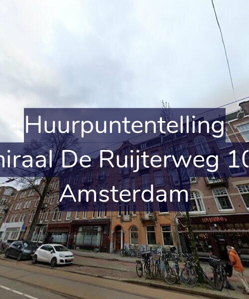 Foto gevel Huurpuntentelling voor Admiraal De Ruijterweg 105-2, Amsterdam