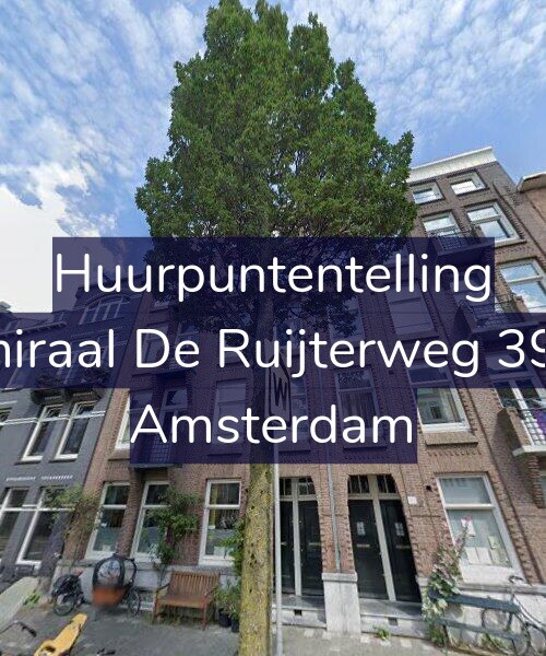 Foto gevel Huurpuntentelling voor Admiraal De Ruijterweg 392-1, Amsterdam