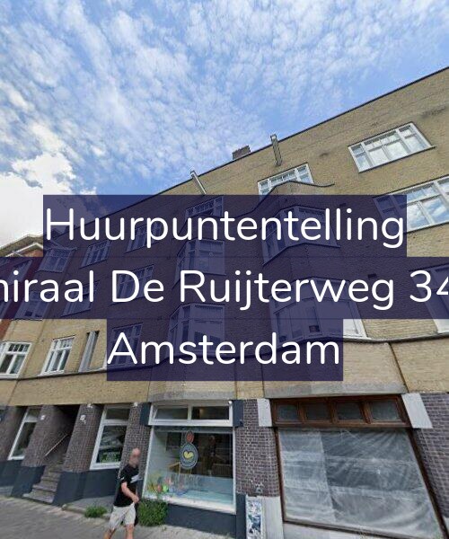 Foto gevel Huurpuntentelling voor Admiraal De Ruijterweg 346-2, Amsterdam
