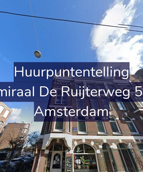 Foto gevel Huurpuntentelling voor Admiraal De Ruijterweg 54-3, Amsterdam