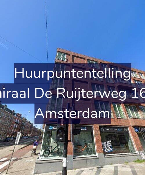 Foto gevel Huurpuntentelling voor Admiraal De Ruijterweg 164-H, Amsterdam