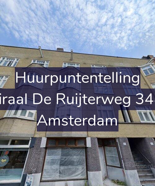 Foto gevel Huurpuntentelling voor Admiraal De Ruijterweg 344-A3, Amsterdam