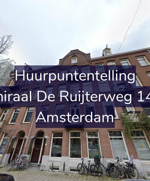 Foto gevel Huurpuntentelling voor Admiraal De Ruijterweg 140-2, Amsterdam