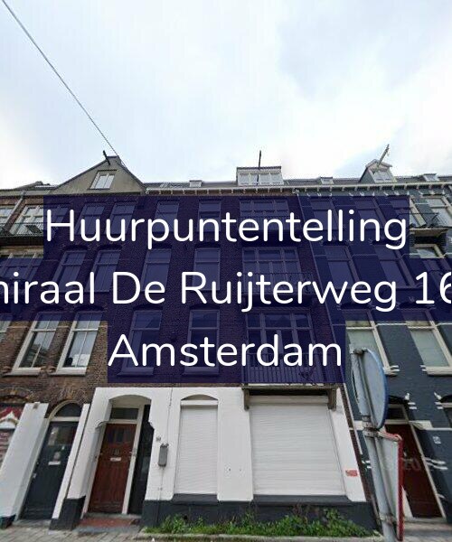 Foto gevel Huurpuntentelling voor Admiraal De Ruijterweg 160-1, Amsterdam