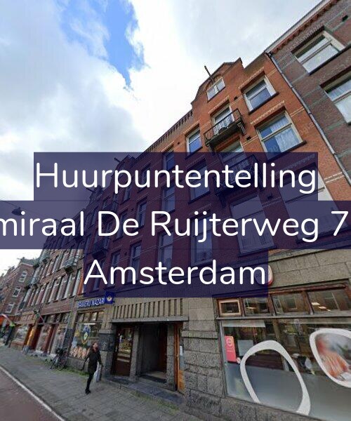 Foto gevel Huurpuntentelling voor Admiraal De Ruijterweg 71-1, Amsterdam