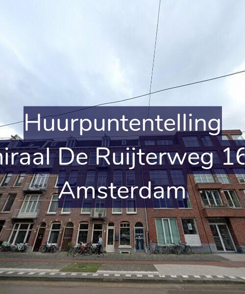 Foto gevel Huurpuntentelling voor Admiraal De Ruijterweg 168-H, Amsterdam