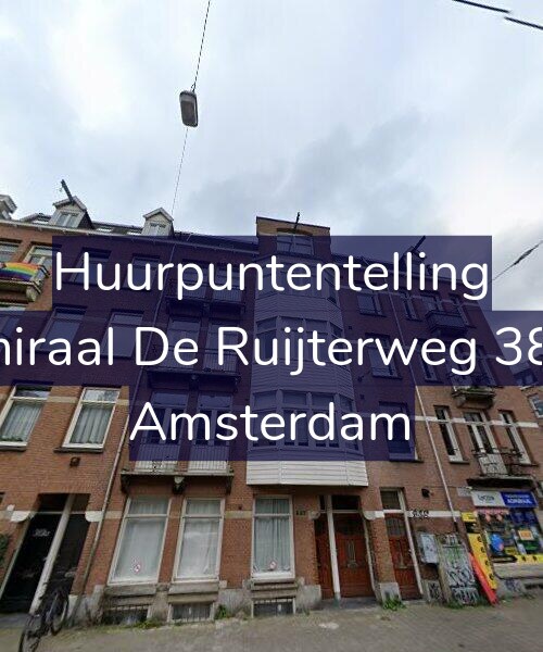 Foto gevel Huurpuntentelling voor Admiraal De Ruijterweg 387-3, Amsterdam