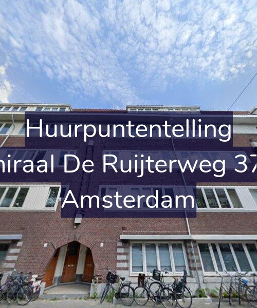 Foto gevel Huurpuntentelling voor Admiraal De Ruijterweg 376-1, Amsterdam