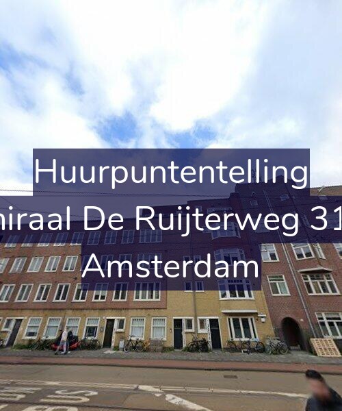 Foto gevel Huurpuntentelling voor Admiraal De Ruijterweg 318-B, Amsterdam