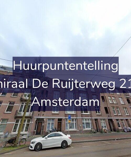 Foto gevel Huurpuntentelling voor Admiraal De Ruijterweg 210-1, Amsterdam