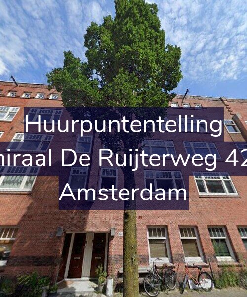 Foto gevel Huurpuntentelling voor Admiraal De Ruijterweg 424-2, Amsterdam