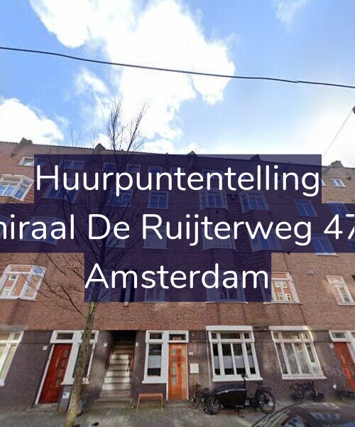 Foto gevel Huurpuntentelling voor Admiraal De Ruijterweg 475-1, Amsterdam