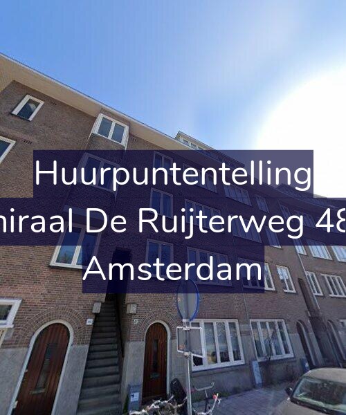 Foto gevel Huurpuntentelling voor Admiraal De Ruijterweg 482-1, Amsterdam