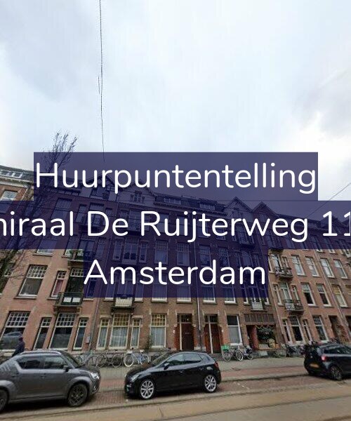 Foto gevel Huurpuntentelling voor Admiraal De Ruijterweg 115-2, Amsterdam